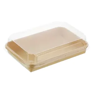 Boîte à Sushi Kraft (18.5X12.9X4.5 CM)